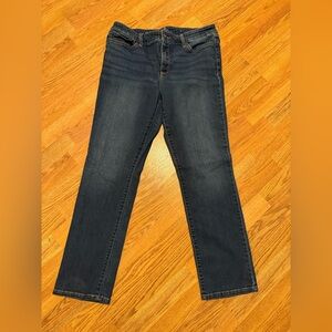 St. John's Bay Medium Blue Straight Leg Jeans